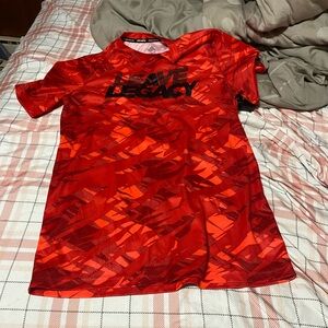 adidas Kids Red Graphic Tee